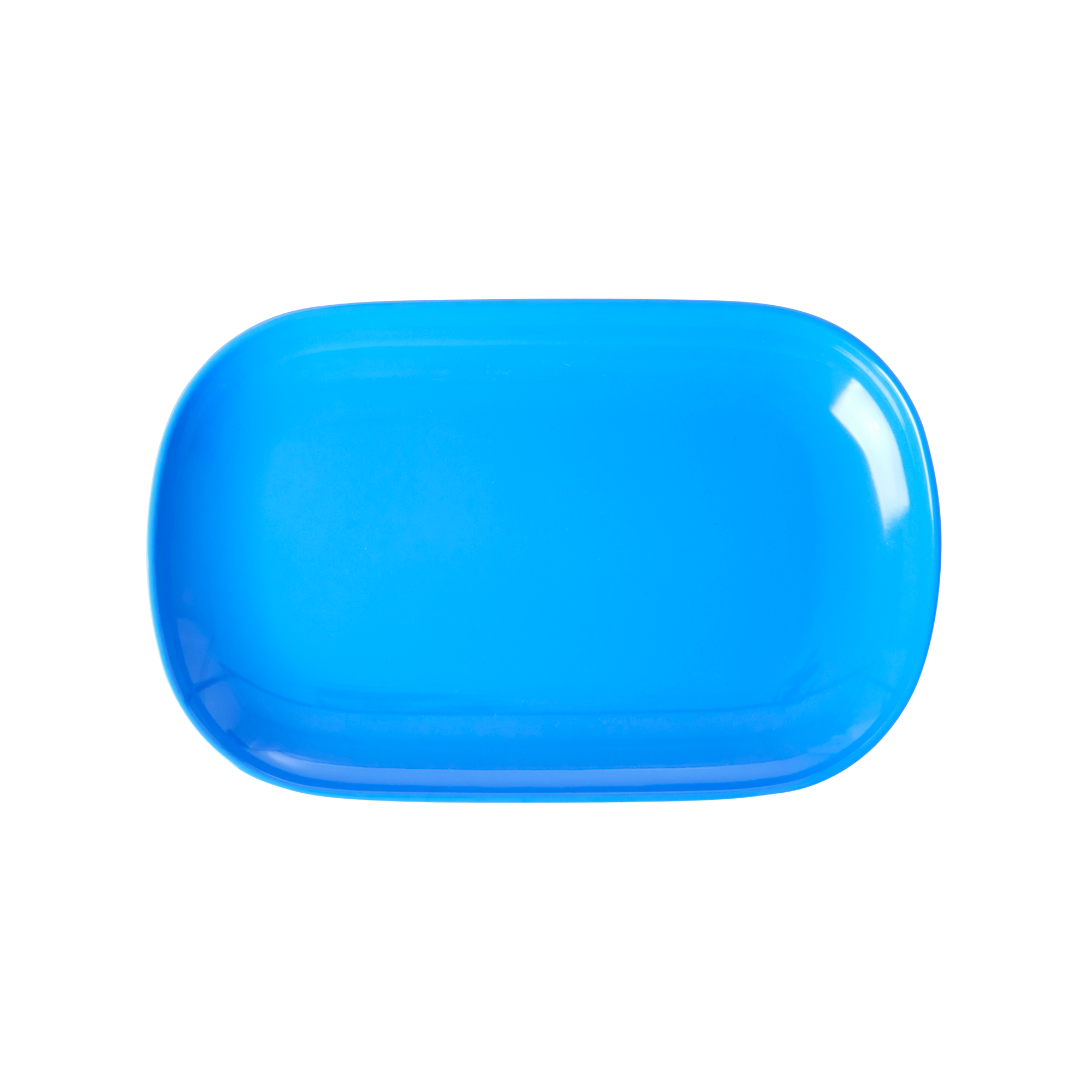 Small Melamine Rectangular Plate - Sky Blue by Rice By Rice - main product image for Resin Society