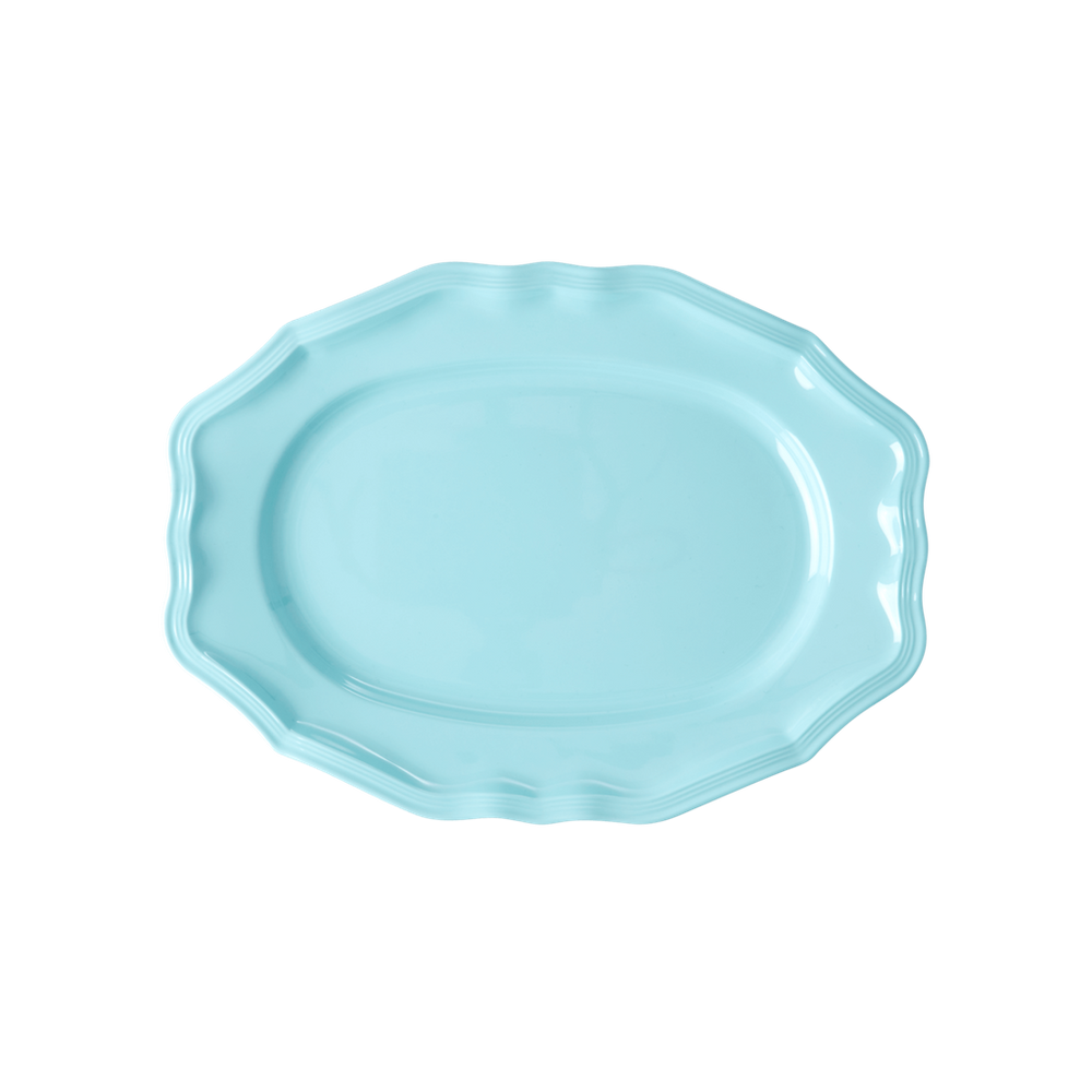 Melamine Serving Dish in Artic Blue - Small by Rice By Rice - main product image for Resin Society