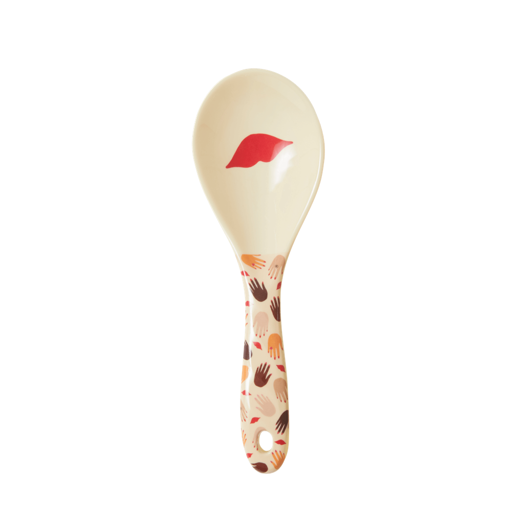 Melamine Salad Spoon - Cream by Rice By Rice - main product image for Resin Society