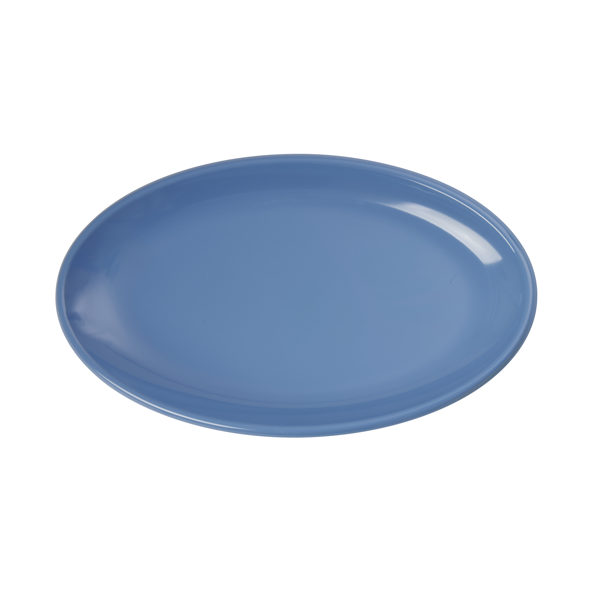 Medium Melamine Serving Dish - Dusty Blue by Rice By Rice - main product image for Resin Society
