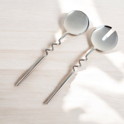 Elisa Silver Servers (Set of 2) by MESO
