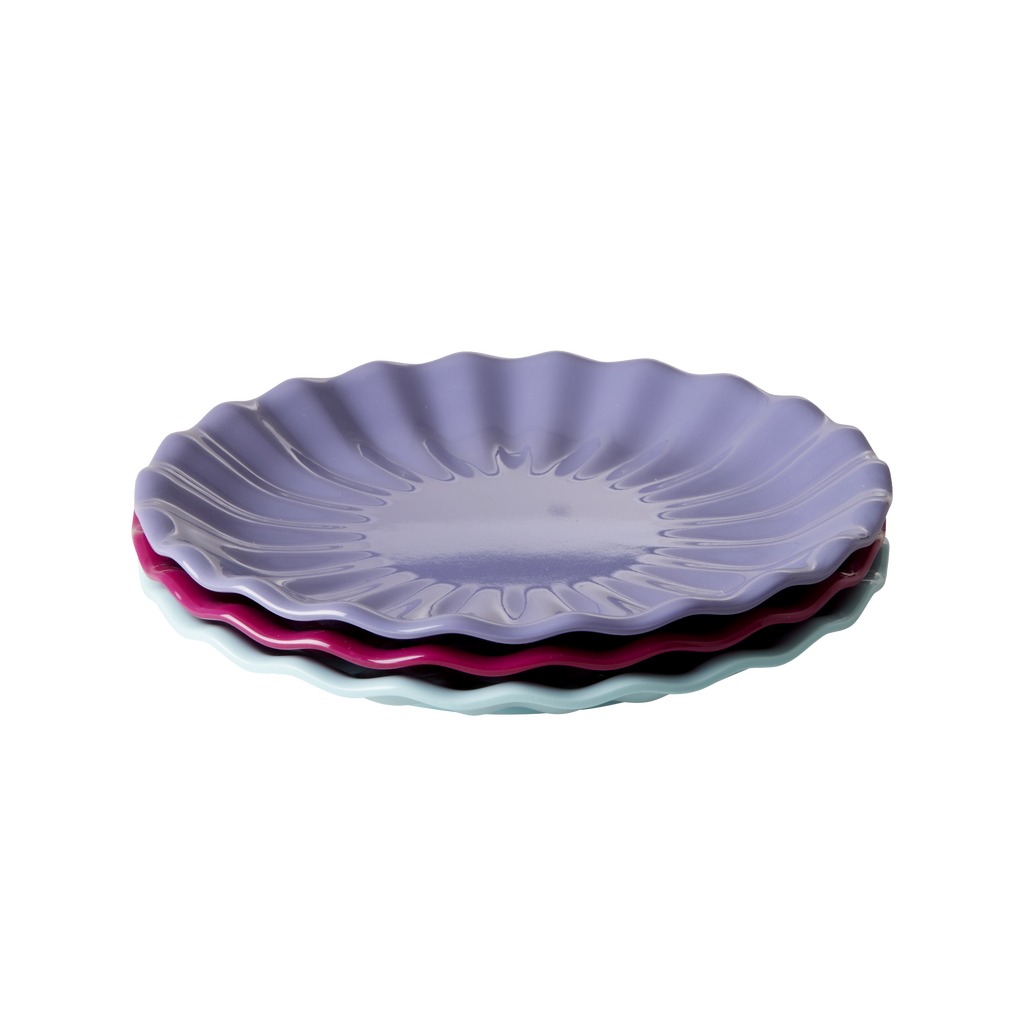 Flower Side Plate - Lavender Color by Rice By Rice - main product image for Resin Society