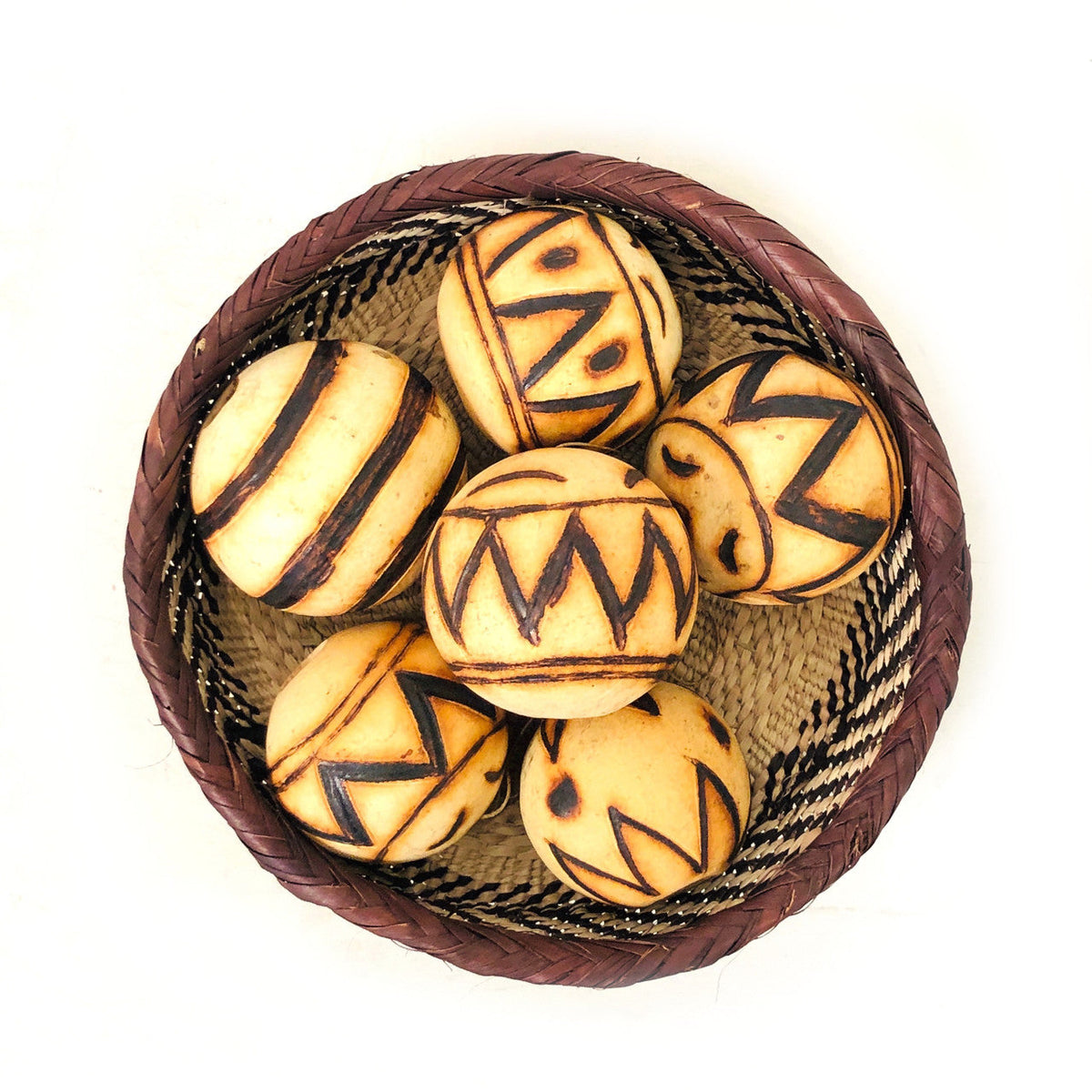 Marula Fruit Geo Balls by Mbare Ltd - main product image for Resin Society