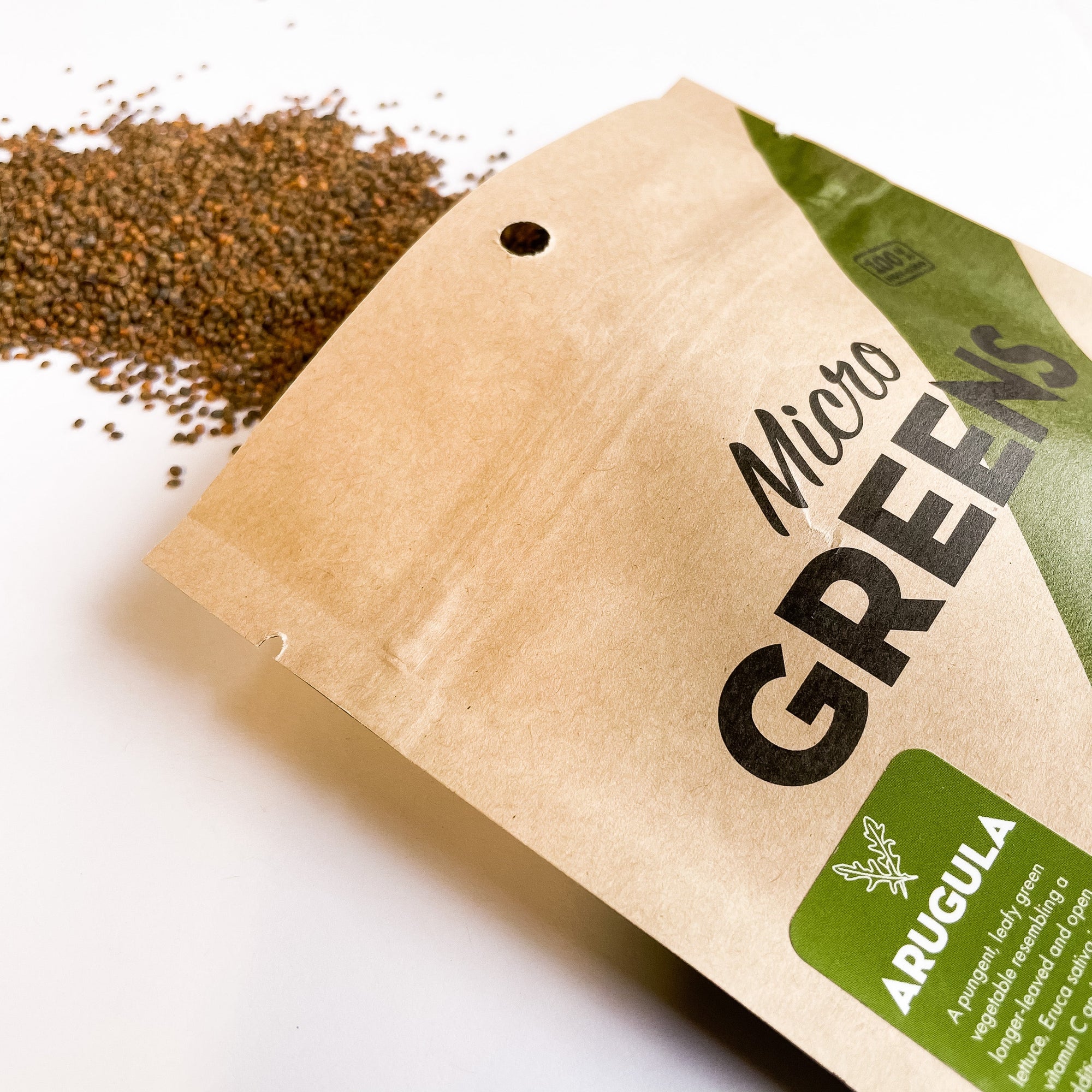 Arugula Microgreen Seeds by Seattle Seed Company - Resin Society