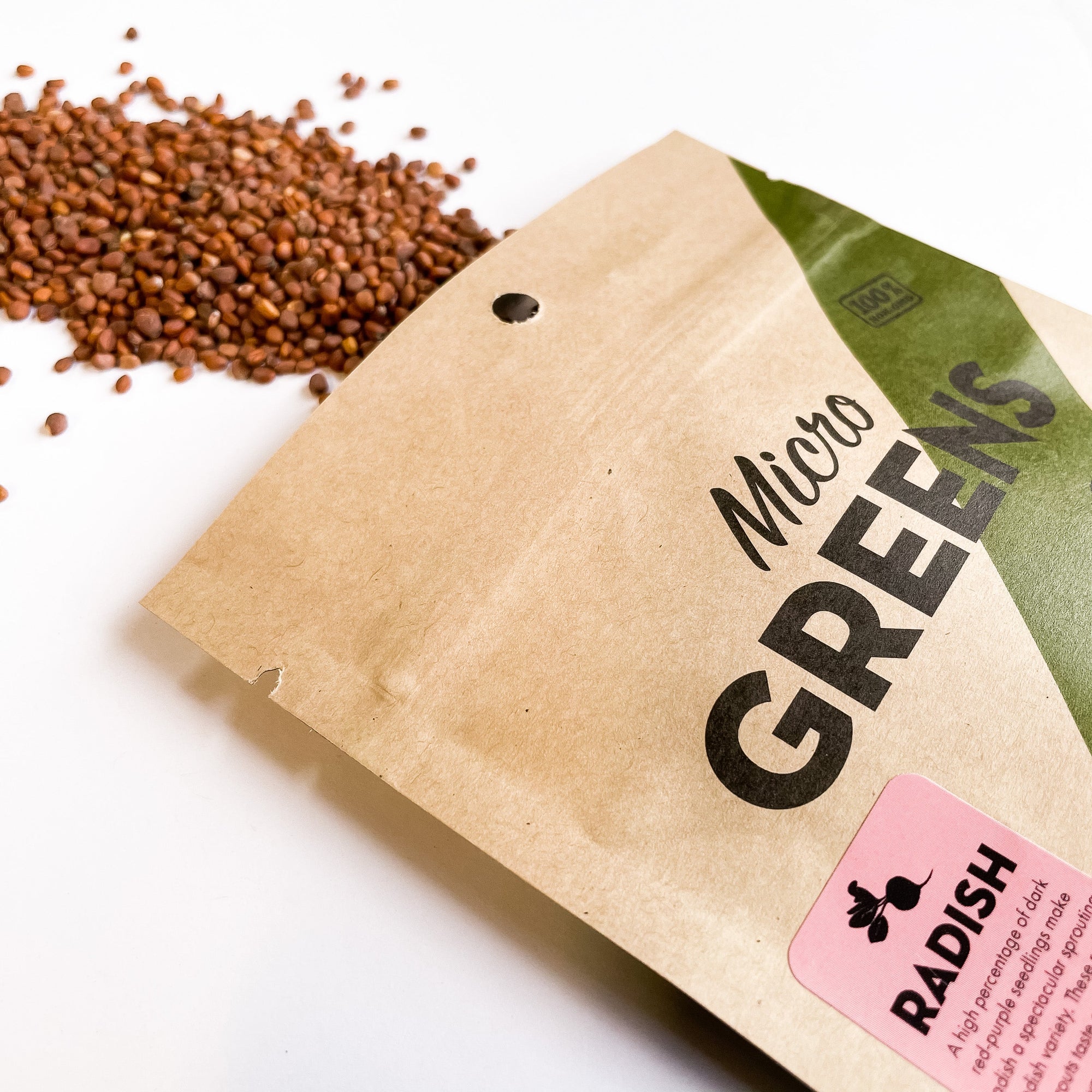 Radish Microgreen Seeds by Seattle Seed Company - Resin Society