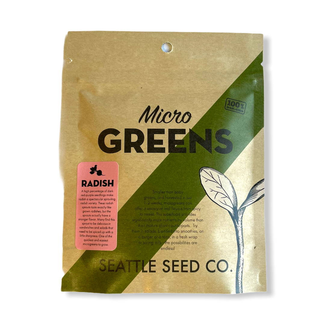 Radish Microgreen Seeds detail image - Resin Society