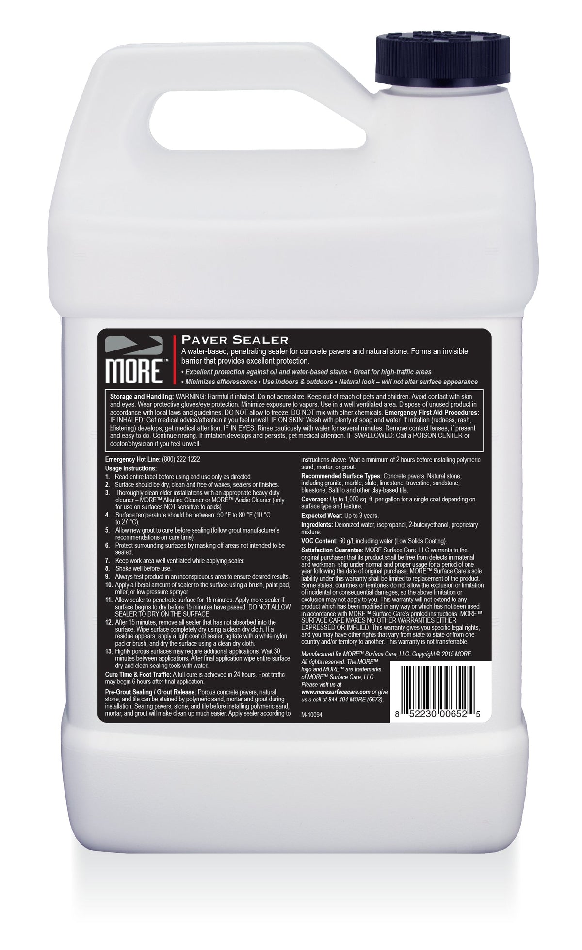 MORE® Paver Sealer by MORE Surface Care - product image 9 for Resin Society