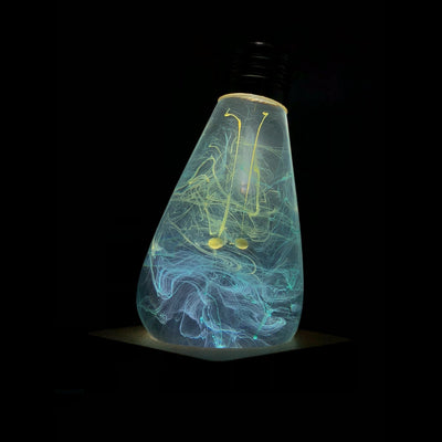 EP Light Mind Decorative Resin LED Bulb with unique resin design and wooden base options