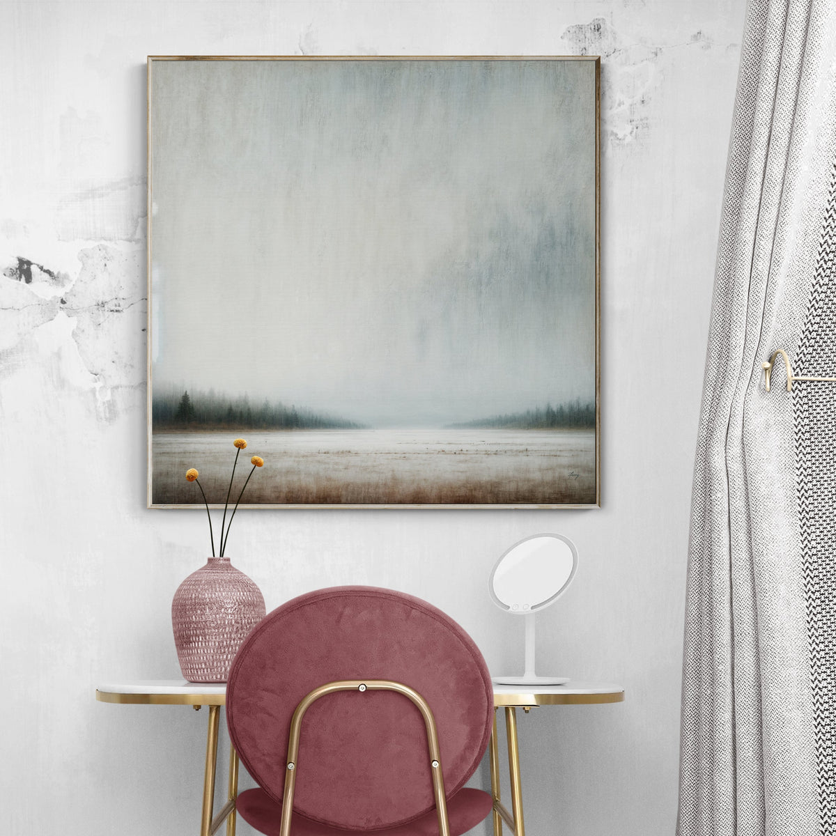 Canvas Print: "Misty Genesis" by Tailored Canvases - main product image for Resin Society