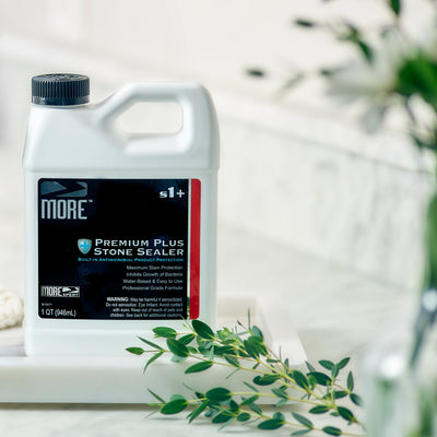 MORE® Premium Plus Stone Sealer + Antimicrobial Protection