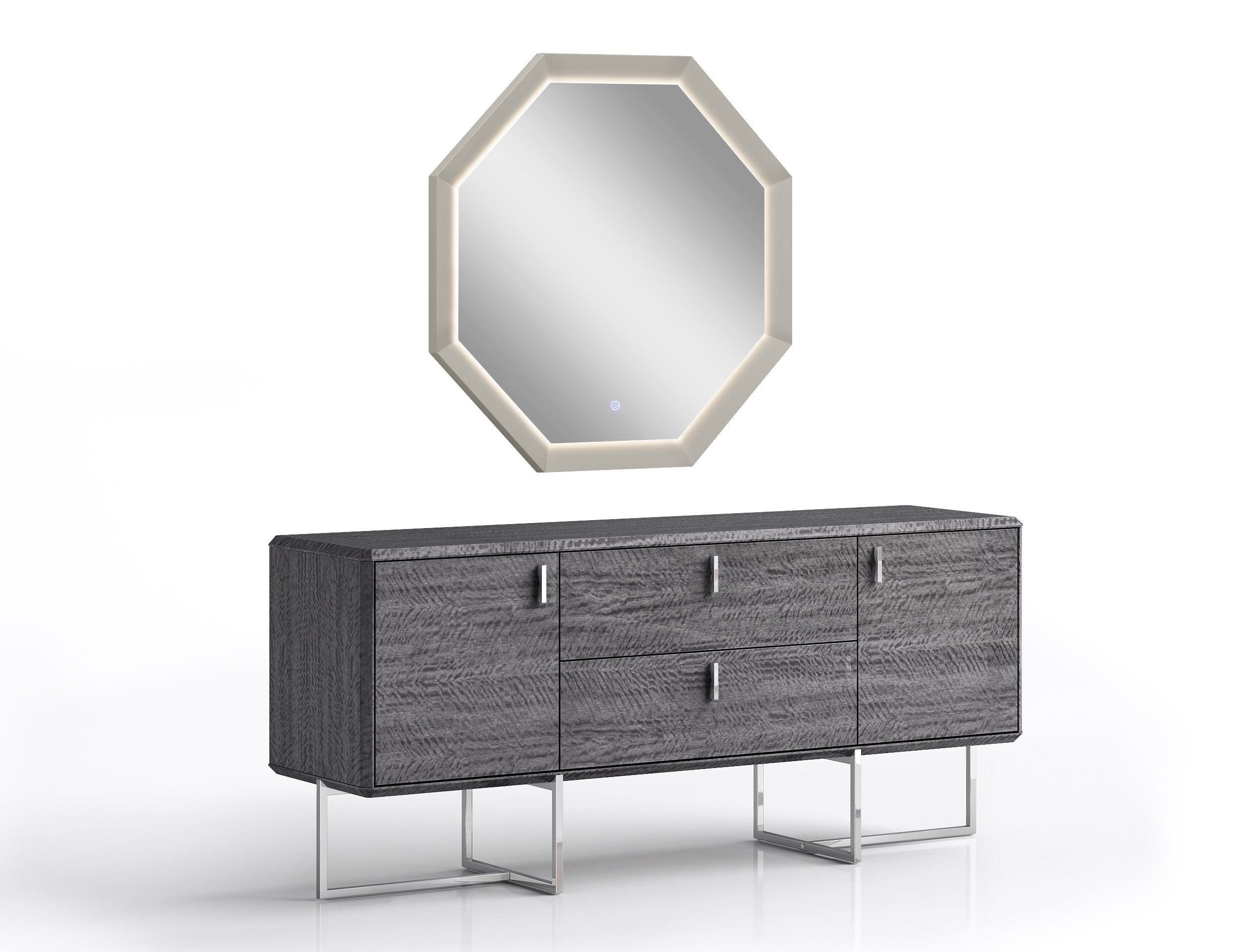 Chloe Hexagonal Mirror detail image - Resin Society