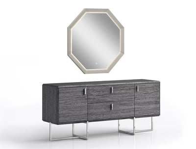 Chloe Hexagonal Mirror detail image - Resin Society