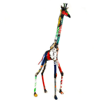 Funky Giraffe - Recycled Metal by Mbare Ltd