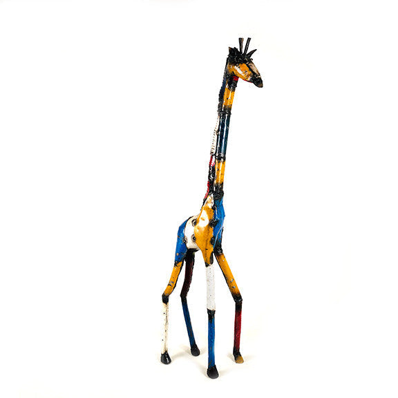 Funky Giraffe - Recycled Metal by Mbare Ltd