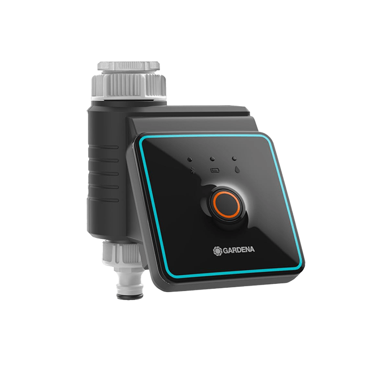 Gardena Bluetooth Water Irrigation Control device and gardening setup