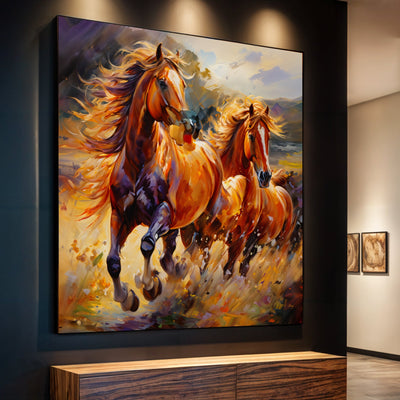 Canvas Print: "Majestic Gallop" by Tailored Canvases - product image 2 for Resin Society