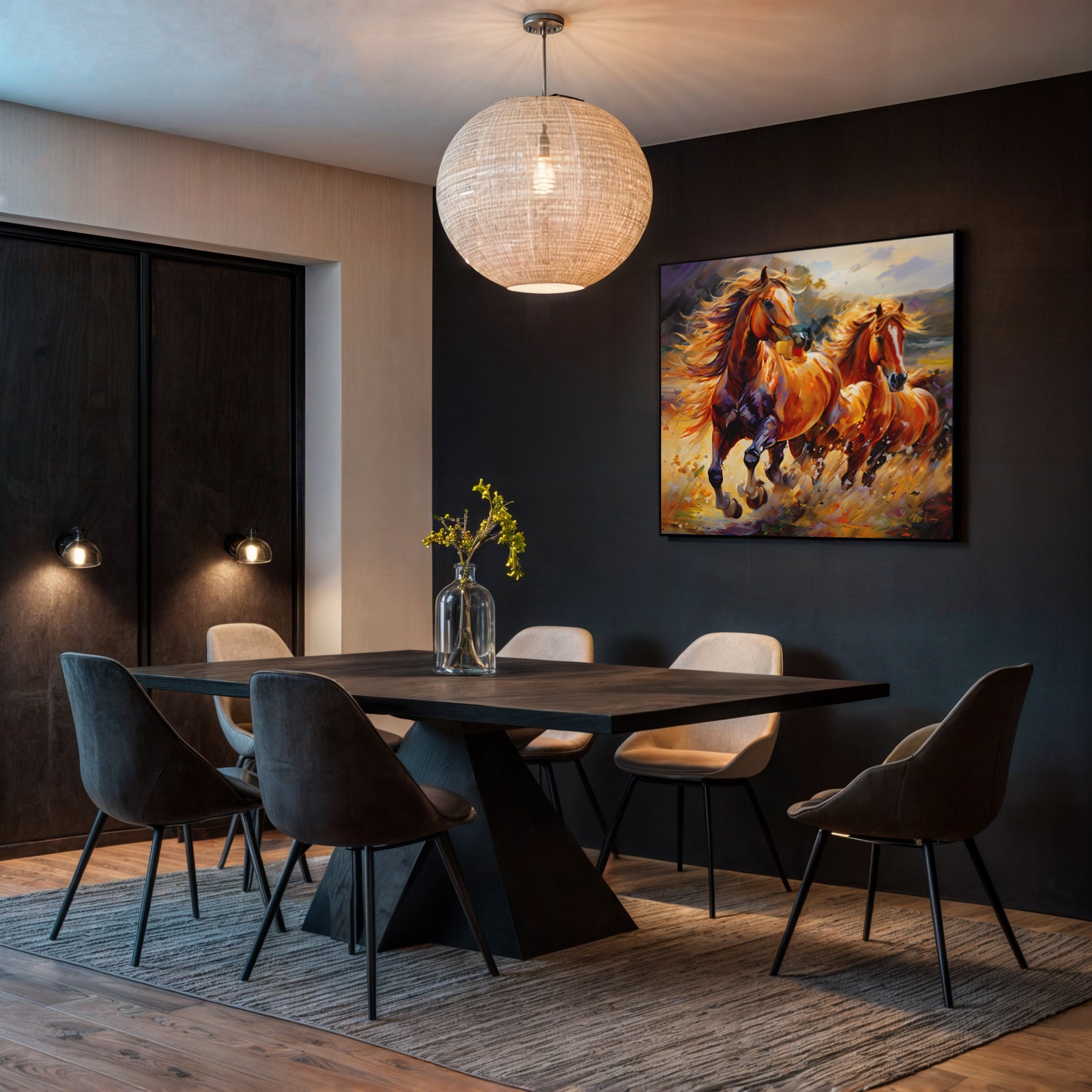 Canvas Print: "Majestic Gallop" by Tailored Canvases - product image 3 for Resin Society