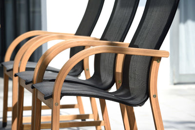 Manhattan Black Armchair - 4 Piece by LifestyleGarden US - product image 2 for Resin Society