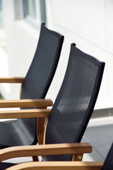 Orlando Wood Table and Manhattan Black Dining Set by LifestyleGarden US - product image 8 for Resin Society