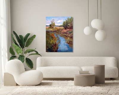 Marsh Colors Artist Enhanced Canvas Print by John Beard Collection - product image 2 for Resin Society