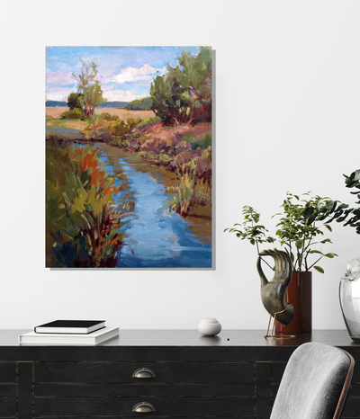 Marsh Colors Artist Enhanced Canvas Print by John Beard Collection - product image 4 for Resin Society