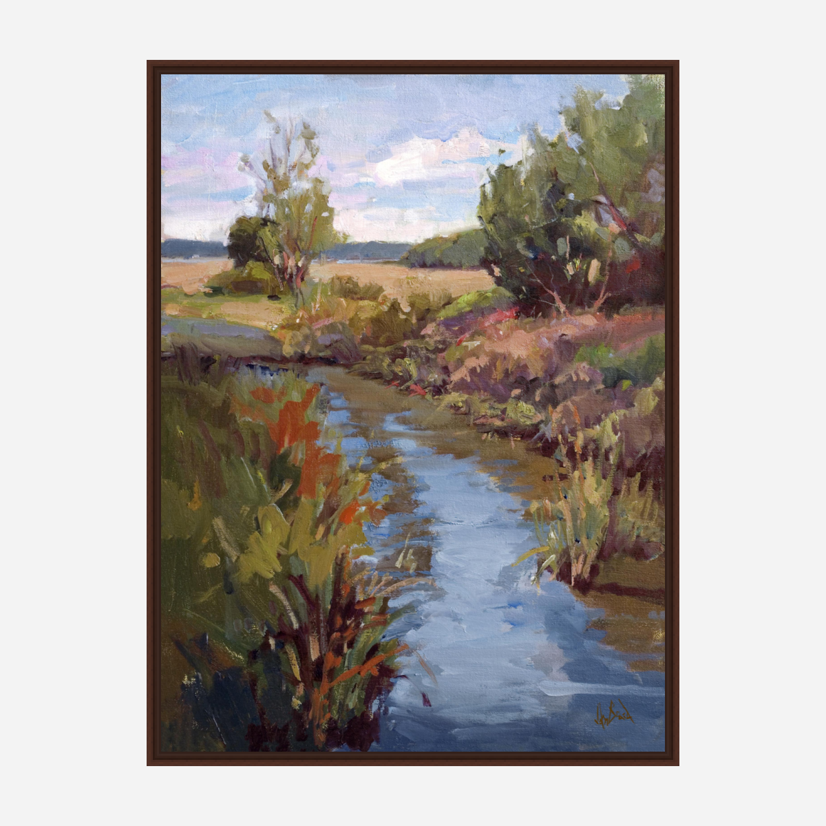 Marsh Colors Artist Enhanced Canvas Print by John Beard Collection - product image 6 for Resin Society
