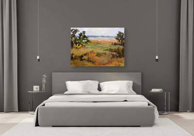 Marsh Light Artist Enhanced Canvas Print by John Beard Collection - product image 3 for Resin Society