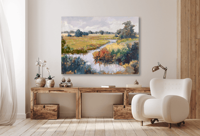 Marsh Passage Artist Enhanced Canvas Print by John Beard Collection - product image 2 for Resin Society