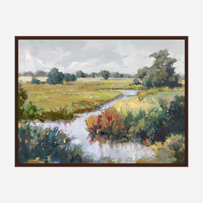 Marsh Passage Artist Enhanced Canvas Print by John Beard Collection - product image 6 for Resin Society