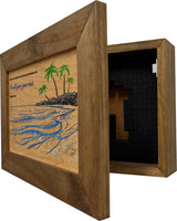 Bible Verse Decorative & Secure Wall-Mounted Gun Cabinet by Bellewood Designs - product image 5 for Resin Society