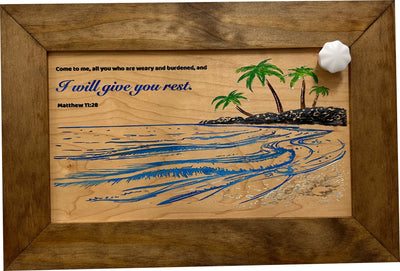 Bible Verse Decorative & Secure Wall-Mounted Gun Cabinet by Bellewood Designs - product image 4 for Resin Society