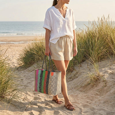 Maya Woven Super Tote by Tin Marin Brand - product image 2 for Resin Society
