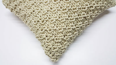 Mecha Twisted Wool Pillow by Homelosophy