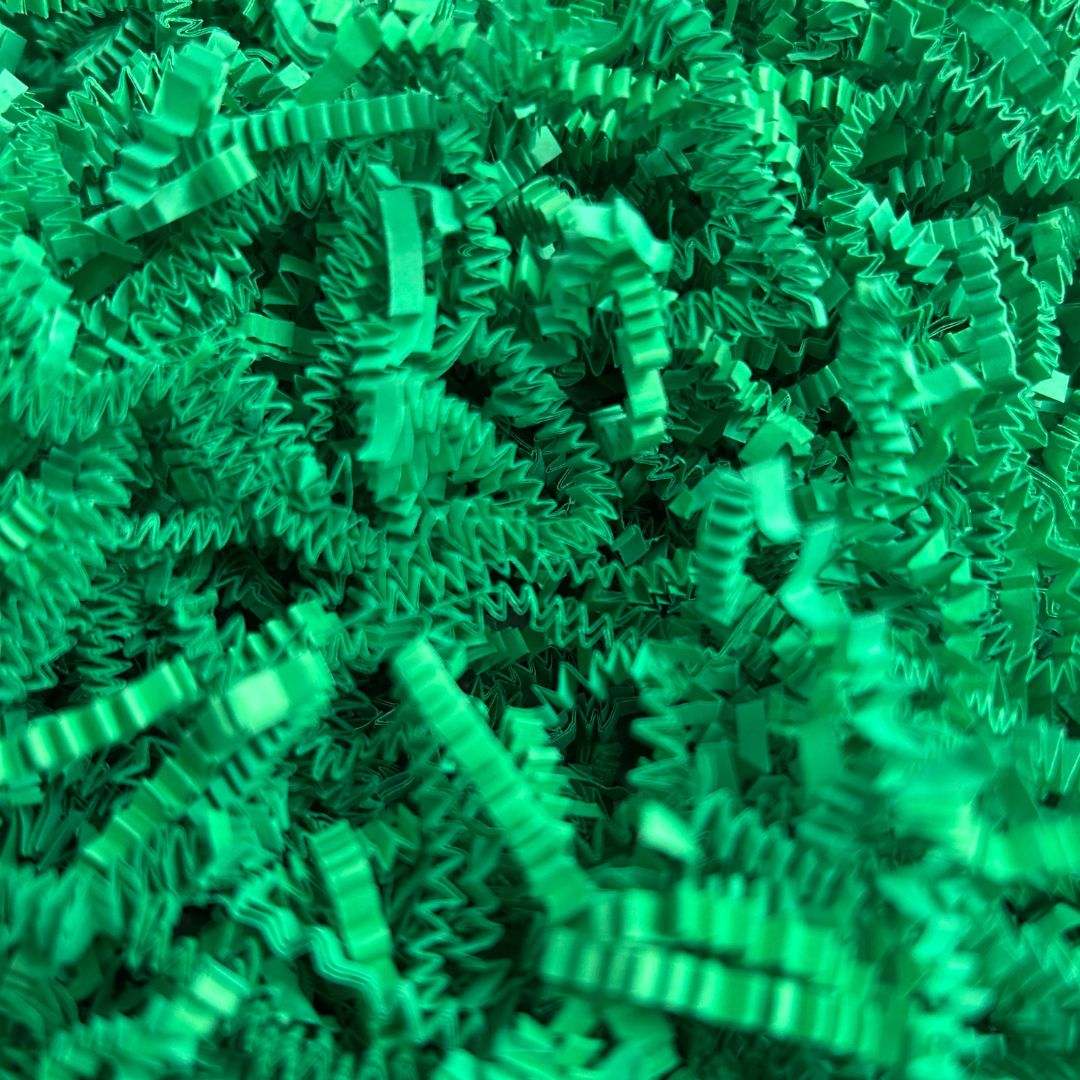 10 LB Green Crinkle Paper Shred by CrinklePak - product image 3 for Resin Society