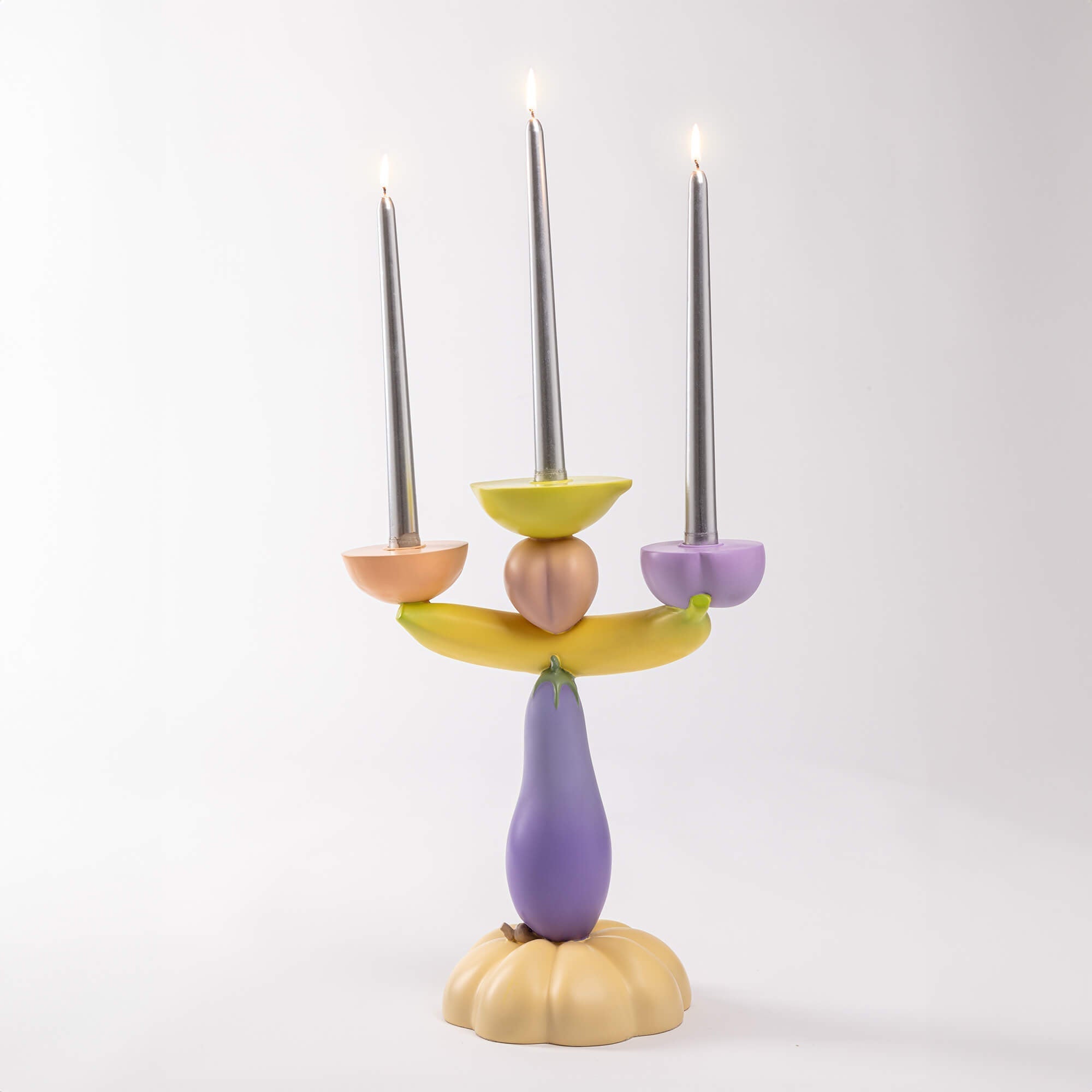 Vitamin Aubergine Candelabra by DEKOR - product image 2 for Resin Society