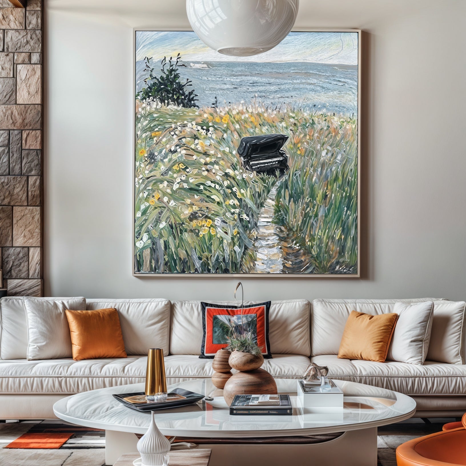 Canvas Print: "Melodic Seclusion" by Tailored Canvases - product image 2 for Resin Society