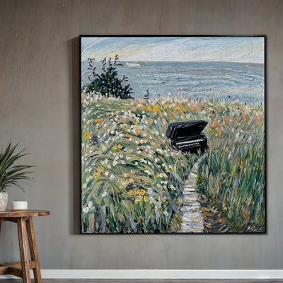 Canvas Print: "Melodic Seclusion" by Tailored Canvases - main product image for Resin Society