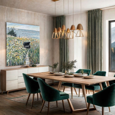 Canvas Print: "Melodic Seclusion" by Tailored Canvases - product image 3 for Resin Society
