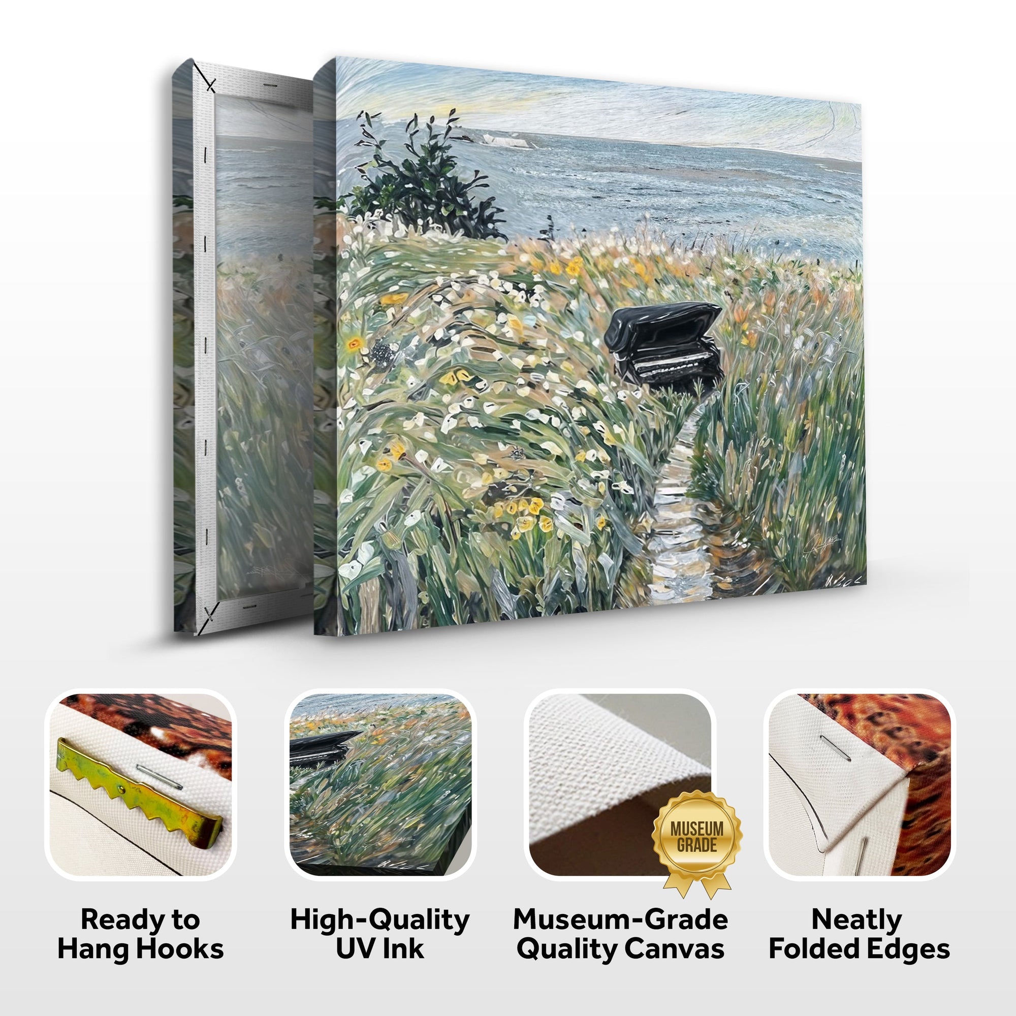 Canvas Print: "Melodic Seclusion" by Tailored Canvases - product image 5 for Resin Society