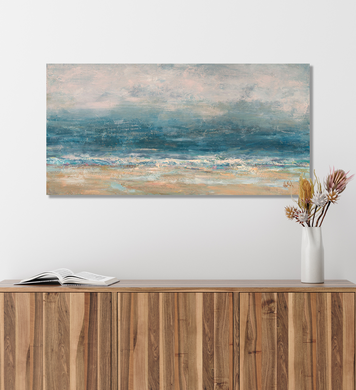 Merging Tide Artist Enhanced Canvas Print by John Beard Collection - product image 3 for Resin Society