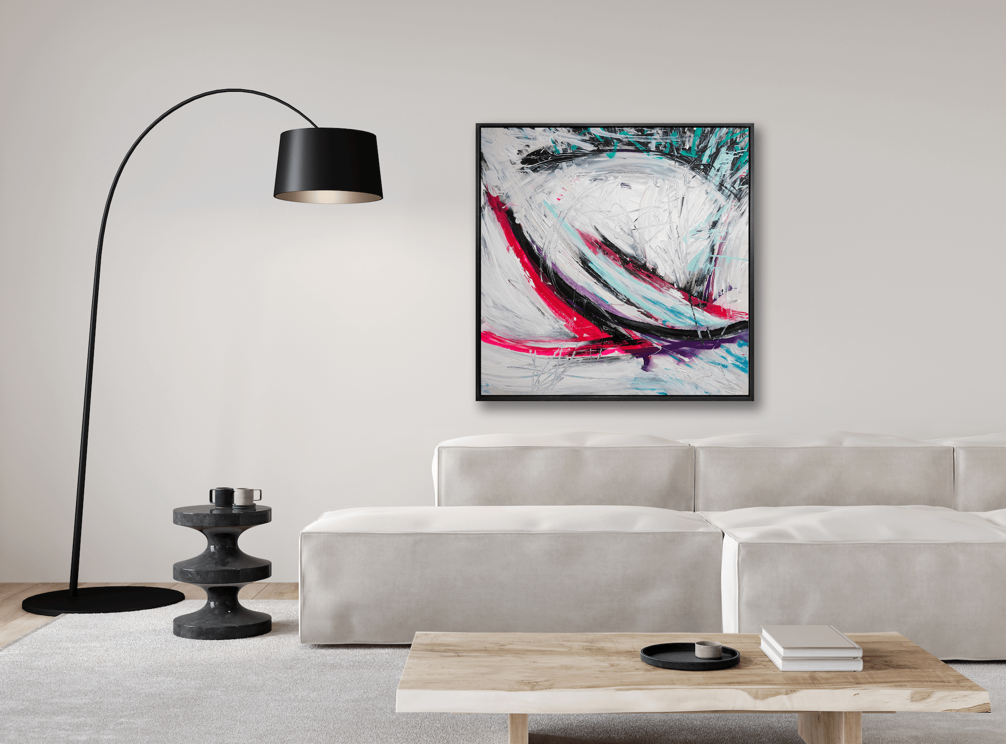 Miami Vice Artist Enhanced Canvas Print by John Beard Collection - product image 5 for Resin Society