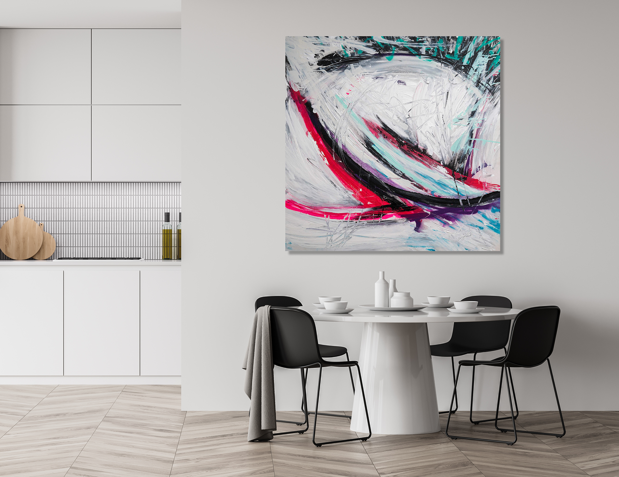 Miami Vice Artist Enhanced Canvas Print by John Beard Collection - product image 4 for Resin Society
