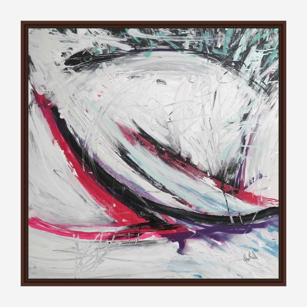 Miami Vice Artist Enhanced Canvas Print by John Beard Collection - product image 7 for Resin Society