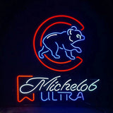 Michelob Ultra Chicago Cubs Neon Light Sign by Neon Signs Land - product image 2 for Resin Society
