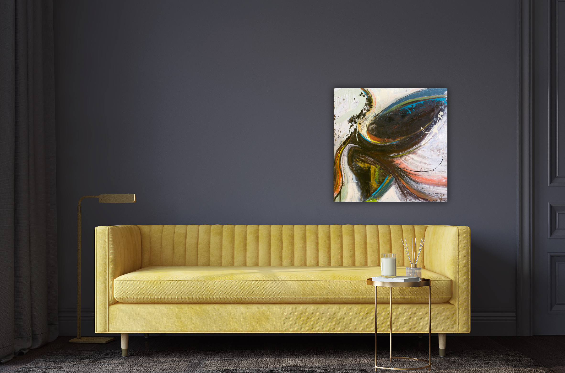 Mid-Century II Artist Enhanced Canvas Print by John Beard Collection - product image 3 for Resin Society