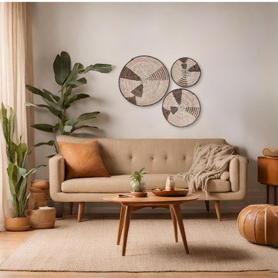 Triangles Wall Baskets Set of 3 by Mbare Ltd - product image 2 for Resin Society