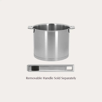 Brushed stainless steel Milkpot from CRISTEL USA Strate® collection
