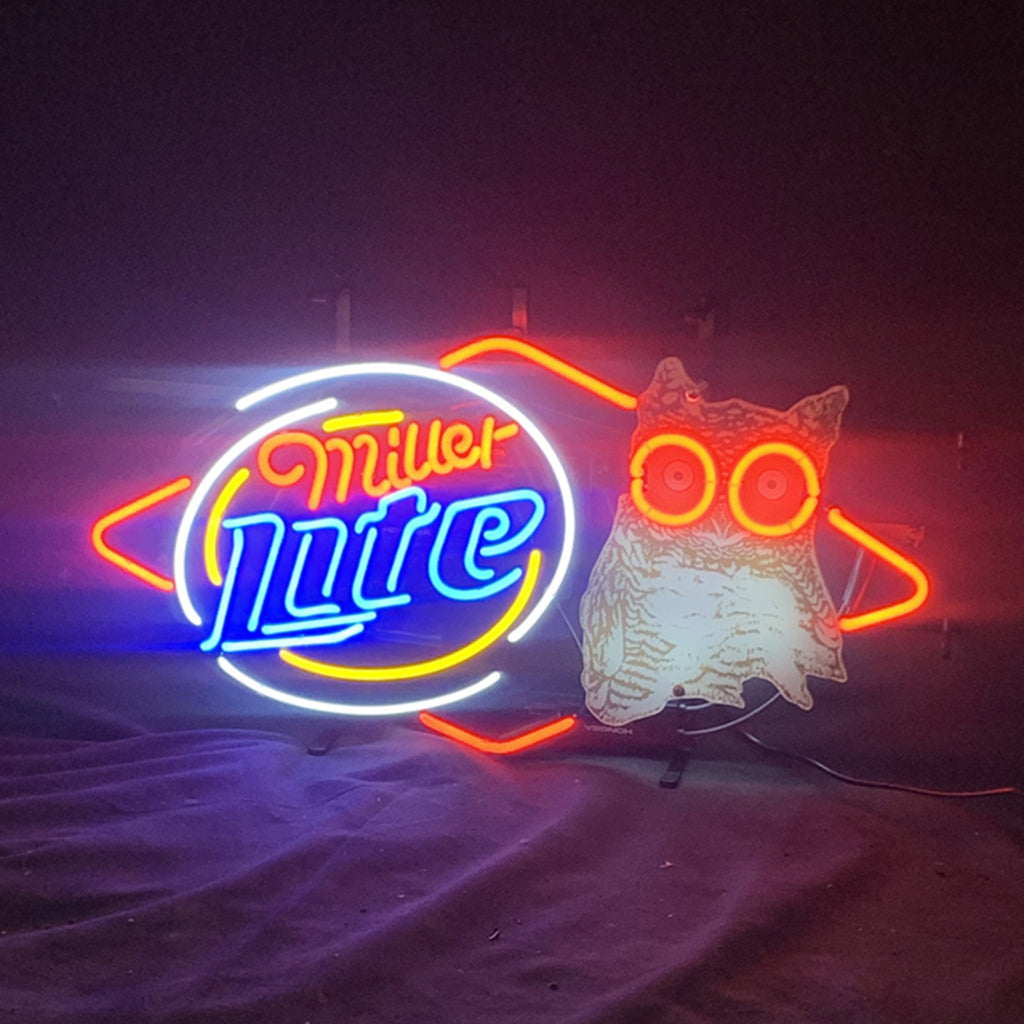 Miller Lite Hooters Neon Light Signs by Neon Signs Land - main product image for Resin Society