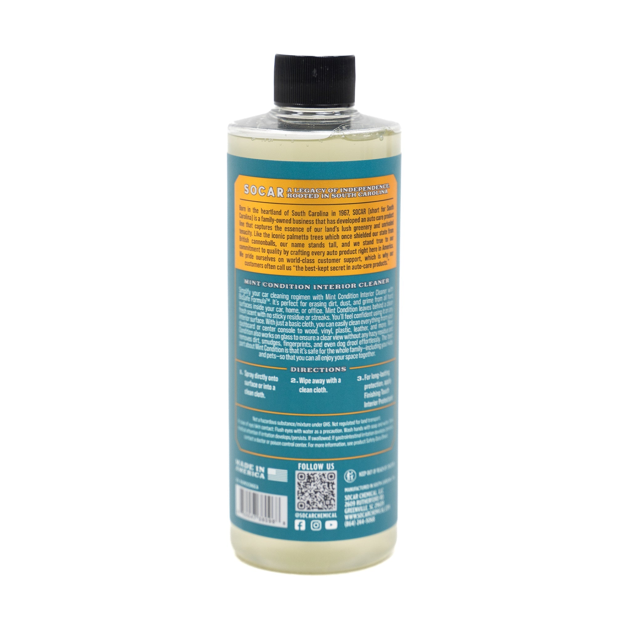 Mint Condition Interior Cleaner with BioSafe Formula™ detail image - Resin Society