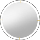 Mirror Betsy Frame Metal Ø90cm by DEKOR - main product image for Resin Society